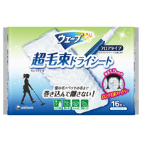 ウェーブ超毛束ドライシート　1パック（16枚入）