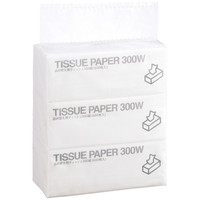 ティッシュペーパー 300組（3個入） オリジナルソフトパックティッシュ300W アスクル オリジナル