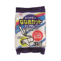 粘着ローラー カーペットクリーナー用 レギュラーテープテープ（3巻入） アイリスオーヤマ