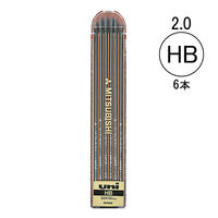 三菱鉛筆(uni) ユニホルダー シャープ替芯 HB 2mm ULNHB 1ケース（6本