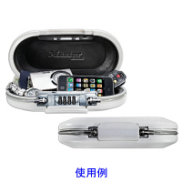 【アウトレット】ポータブルパーソナルセーフ　金庫　1個　白5900DWHT　マスターロック・セントリー日本