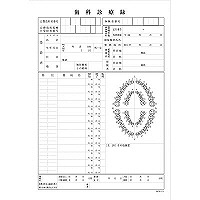 【アウトレット】A4歯科診療録 1号紙 黒刷 CCE021 1袋（100枚入） イムラ封筒