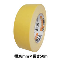 【ガムテープ】 カラークラフトテープ No.500WC 幅38mm×長さ50m 黄 積水化学工業 1巻
