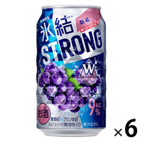 チューハイ　缶チューハイ　氷結STRONG　(ストロング)　巨峰スパークリング　350ml×6本　サワー　酎ハイ　キリンビール