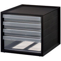 アイリスオーヤマ　レターケース　ブラック　LCE-4D（245575）