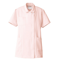 AITOZ（アイトス） ナースジャケット（ベーシック） 女性用 半袖 ピンク S 861346-060