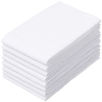 【アウトレット】多用途タオル8枚組 ホワイト 1パック（8枚入）