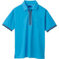 WSP（ダブルエスピー） ユニセックス ポロシャツ ブルー 65201