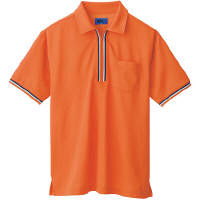 WSP（ダブルエスピー） ユニセックス ポロシャツ オレンジ L 65204（直送品）