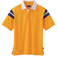 WSP（ダブルエスピー） ユニセックス 大きいサイズ 半袖ポロシャツ イエロー LL 65154（直送品）