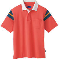 WSP（ダブルエスピー） ユニセックス 小さいサイズ 半袖ポロシャツ オレンジ SS 65157（直送品）
