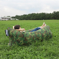 【アウトレット】Airme（エアミー）　携帯エアーソファー　約160～180x60cm4983936806006　エレス