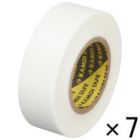 ニチバン 紙粘着テープ 白 18mm×18m 1パック（7個入） 210-18（直送品