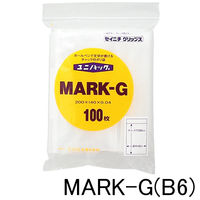 ユニパック（R）（チャック袋）　書き込み欄付き　0.04mm厚　生産日本社　セイニチ