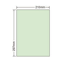 東洋印刷 ナナカラーラベル マルチタイプカラーラベル グリーン A4 1面 1ケース（500シート） CL7G（直送品）