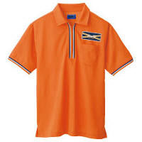 WSP（ダブルエスピー） ユニセックス 大きいサイズ ポロシャツ（ワッペン付：67210） オレンジ LL 65204（直送品）