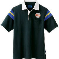 WSP（ダブルエスピー） ユニセックス 半袖ポロシャツ（ワッペン付：67199） ブラック L 65150（直送品）