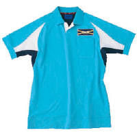 WSP（ダブルエスピー） ユニセックス ポロシャツ（ワッペン付：67210） サックス L 65052（直送品）