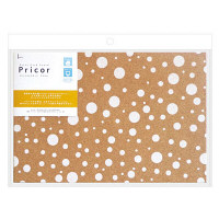 【アウトレット】デビカ　プリントコルクボード　プリコル　ドット　1枚