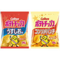 【アウトレット】カルビー　ポテトチップス小袋アソート　1箱（24袋入）