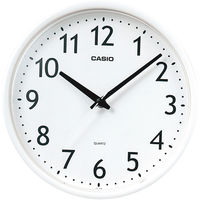 【アウトレット】CASIO（カシオ計算機） ちょっと小さめクオーツ時計 [クオーツ掛け時計] IQ-58ASK-7JF 1セット（5個：1個×5）
