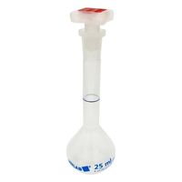 ユラボジャパン 栓付きPPメスフラスコ 25mL 671941 1個 1-1322-02（直送品）