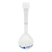 ユラボジャパン スクリューキャップ付きPPメスフラスコ 250mL 674891 1個 1-2174-05（直送品）