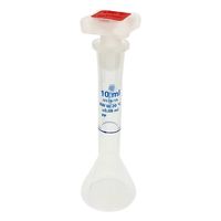 ユラボジャパン 栓付きPPメスフラスコ 10mL 677941 1個 1-1322-01（直送品）