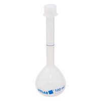 ユラボジャパン スクリューキャップ付きPPメスフラスコ 100mL 673891 1個 1-2174-04（直送品）