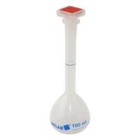 ユラボジャパン 栓付きPPメスフラスコ 100mL 673941 1個 1-1322-04（直送品）