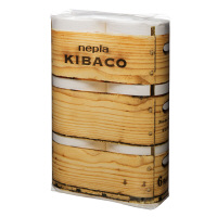 トイレットペーパー 6ロール入 パルプ シングル 120m ネピアKIBACO（キバコ） 1パック（6ロール入） 王子ネピア