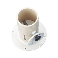 アズワン 配管用部品 風量調節ダンパ(直接型) φ75mm 1-1607-01 1個（直送品）