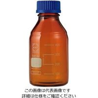アズワン ねじ口瓶丸型茶褐色(デュラン(R)・017210) 500mL GLー45 1-1961-05 1本(1個)（直送品）
