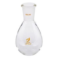 クライミング 共通摺合茄子型フラスコ 200mL TS24/40 0090-05-40 1個 1-4363-08（直送品）