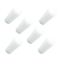 アラム シリコンロング栓 7号 白 100個入 7 シロ 1袋(100個) 1-4420-07（直送品）