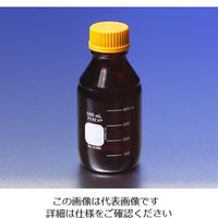 コーニング（Corning） メディウム瓶（PYREX（R）オレンジキャップ付き） 遮光 500mL 51395-500 1-4993-05（直送品）