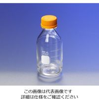 柴田科学 ねじ口瓶丸型白(デュラン(R)) 青キャップ付 5000mL 2-077-07