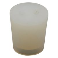 アズワン 穴付きシリコン栓 1個入 8ゴウ 1個 1-7650-01（直送品）