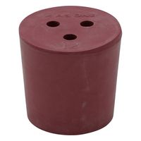 アズワン 穴付き赤ゴム栓 1個入 12ゴウ 1個 1-7649-05（直送品）