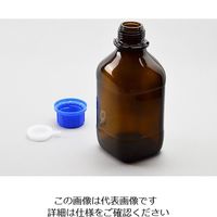 ユラボジャパン 茶褐色ガラスボトル(全体コーティングタイプ) GLー45 角形 1000mL 1671500 1本(1個) 1-8232-04（直送品）