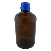 ユラボジャパン 茶褐色ガラスボトル(全体コーティングタイプ) GLー45 円形 2500mL 1671510 1本 1-8232-05（直送品）