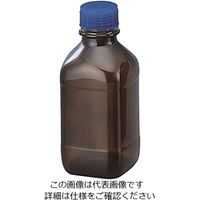 ユラボジャパン 茶褐色ガラスボトル(全体コーティングタイプ) GLー32 角形 500mL 1671520 1本(1個) 1-8232-03（直送品）