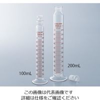 アズワン 有栓メスシリンダー　１０ｍＬ 1-8563-02 1個