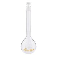 アズワン 高精度メスフラスコ 白 200mL 1-8565-07 1個