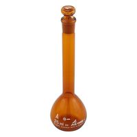 アズワン メスフラスコ 茶 25mL 1-8564-24 1個（直送品）