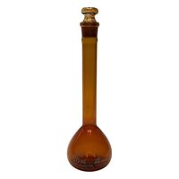 アズワン 高精度メスフラスコ 茶 50mL 1-8565-25 1個（直送品）