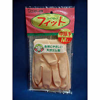 エステー　ファインローブフィット　天然ゴム製　中厚手Ｍ