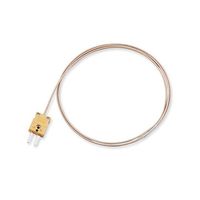 佐藤計量器製作所 被覆熱電対(デュープレックス) シリカガラス被覆 コネクタ 5m DG-K-5m 1本 1-9930-14（直送品）