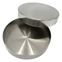 清水アキラ ステンレスシャーレ φ100×20×0.8mm 2-129-05 1枚（直送品）