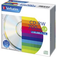 PCデータ用CD-RW シルバーレーベル SW80QU10V1 1パック（10枚入